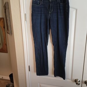 Signature by Levi Strauss Dark Blue Straight Leg Jeans